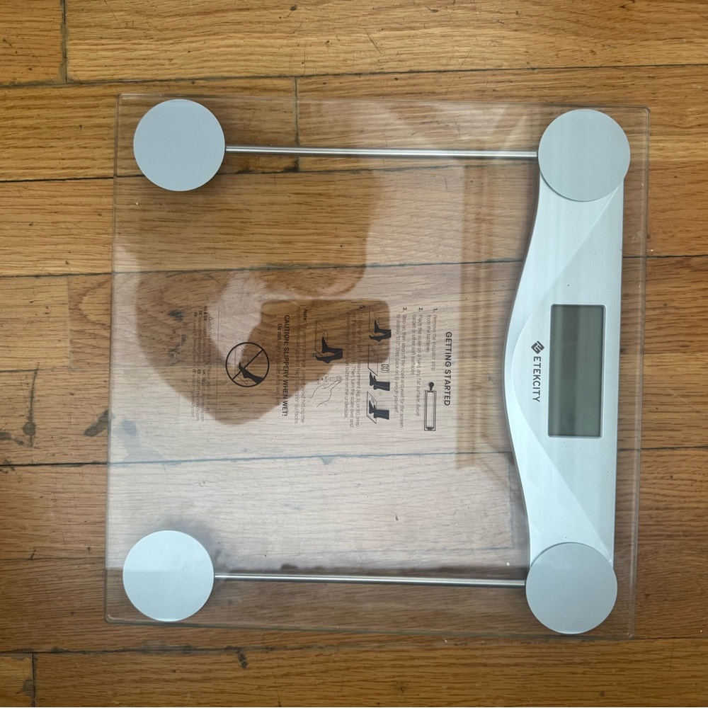 Silver Digital Bathroom Scale